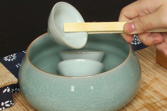 茶洗與茶盂區(qū)別圖片，怎樣使用茶盂和茶洗