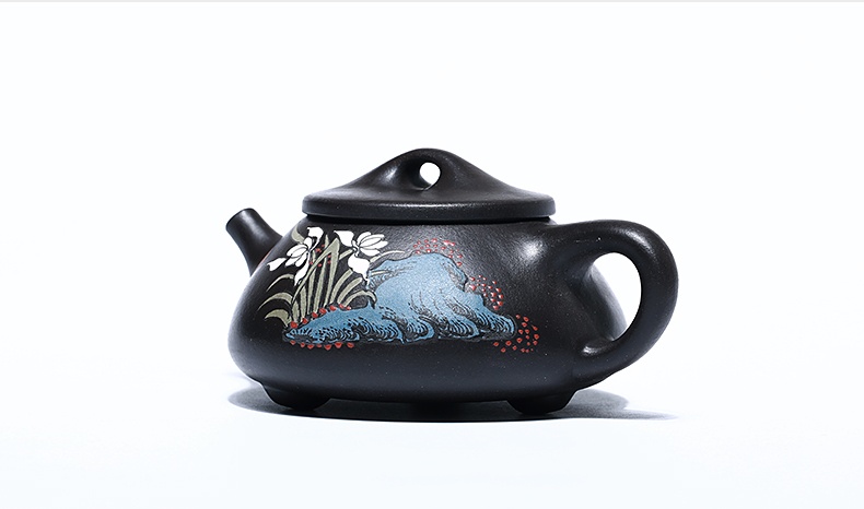 石瓢手工紫砂壺，精致典雅紫砂壺