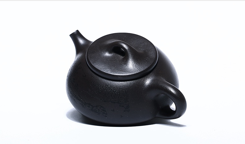 石瓢手工紫砂壺，精致典雅紫砂壺